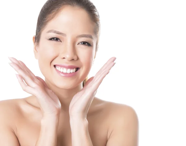 Portrait of beautiful young asian woman — Stock Photo, Image