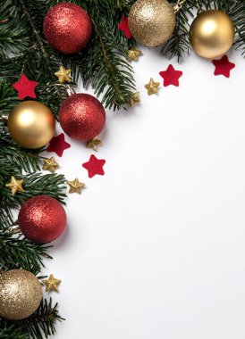 Hediyeler ve dekorasyonlarla güzel bir Noel arkaplanı