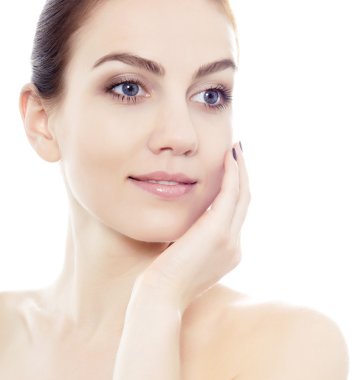 uzun saçlı güzel Asyalı kadın