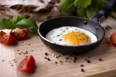 taze yapılmış, lezzetli yemek yumurta