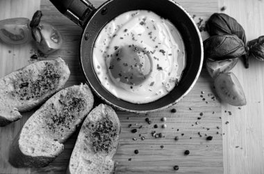 taze yapılmış, lezzetli yemek yumurta