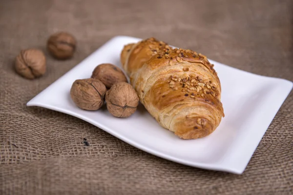 Croissant freschi deliziosi — Foto Stock