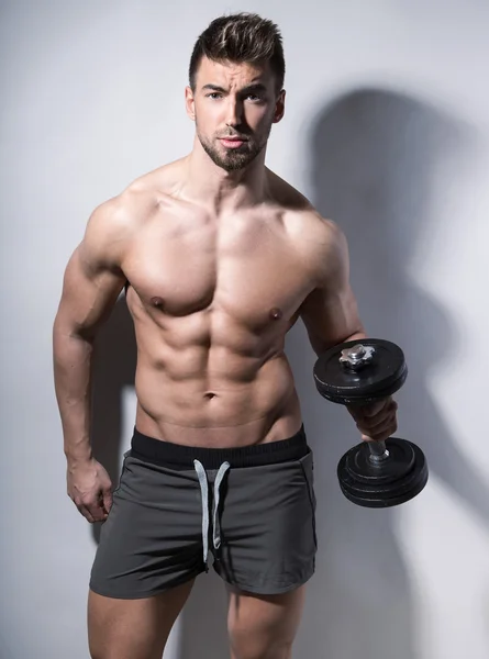 Handsome young fit man — Stock Photo, Image