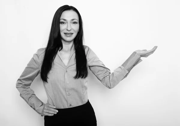 Hermosa mujer sonriente — Foto de Stock