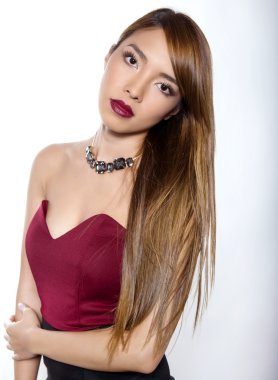 güzel genç Asyalılar kadın