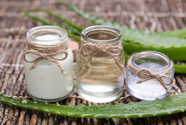 Fresh organic aloe vera — Stock Photo, Image