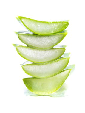 Organik aloe vera dilimleri