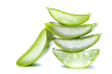 Organik aloe vera dilimleri