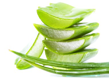 Organik aloe vera dilimleri