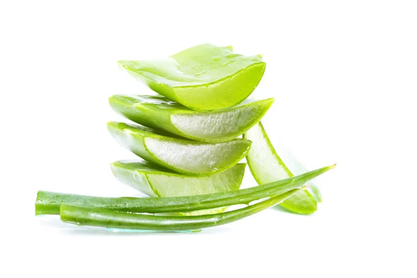 Organik aloe vera dilimleri — Stok fotoğraf