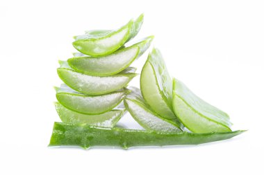 Organik aloe vera dilimleri