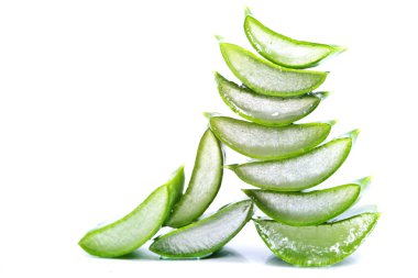 Organik aloe vera dilimleri