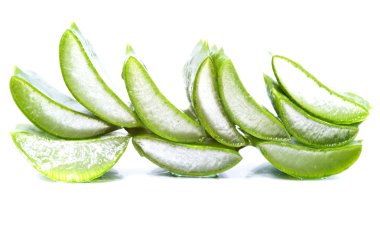 Organik aloe vera dilimleri