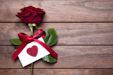 Sevgililer günü için güzel kırmızı gül