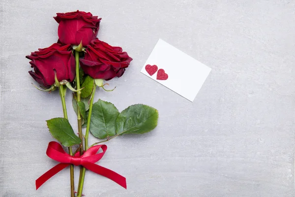 Bellissime rose rosse per San Valentino — Foto Stock
