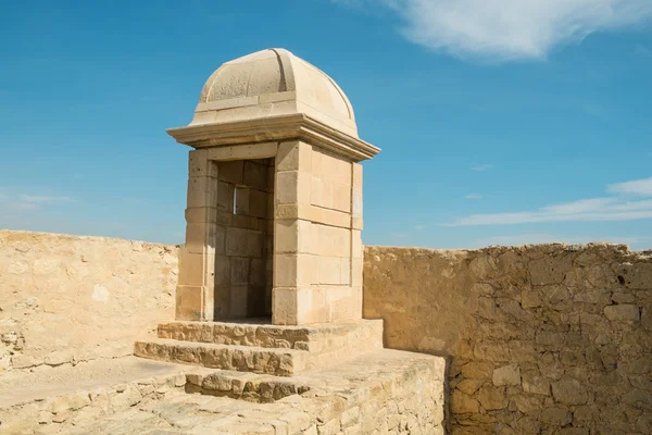 Sentry box at Alicante — Stock Photo, Image