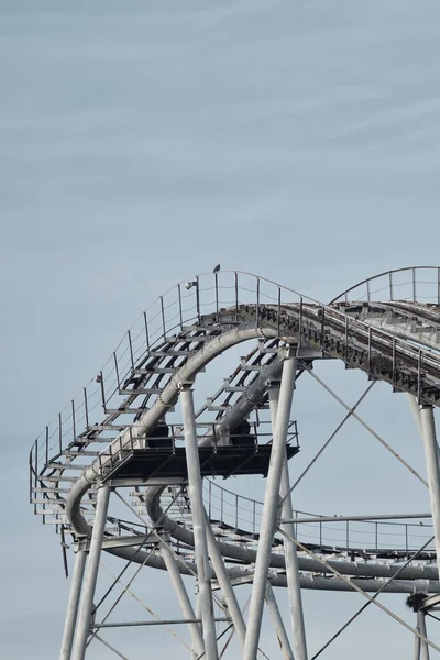 Roller coaster widok — Zdjęcie stockowe