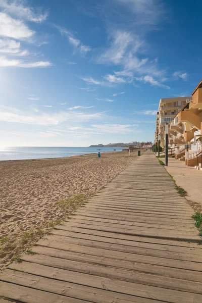 Torrevieja plaj manzarası — Stok fotoğraf