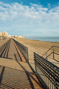 Torrevieja plaj manzarası