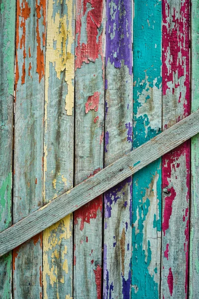 Colorful wooden planks — Stock Photo, Image