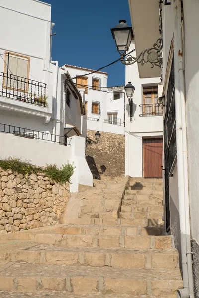 Altea città vecchia vista — Foto Stock