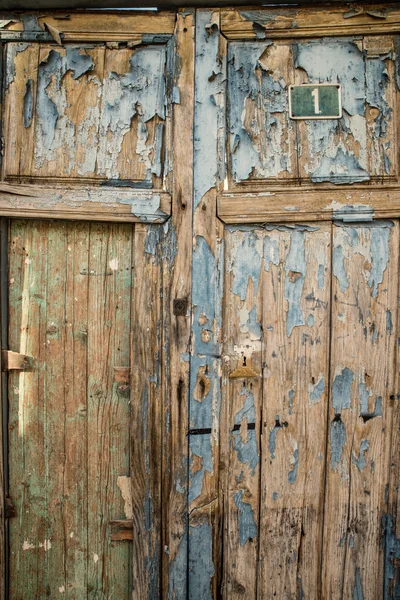 Vecchia porta di legno — Foto Stock