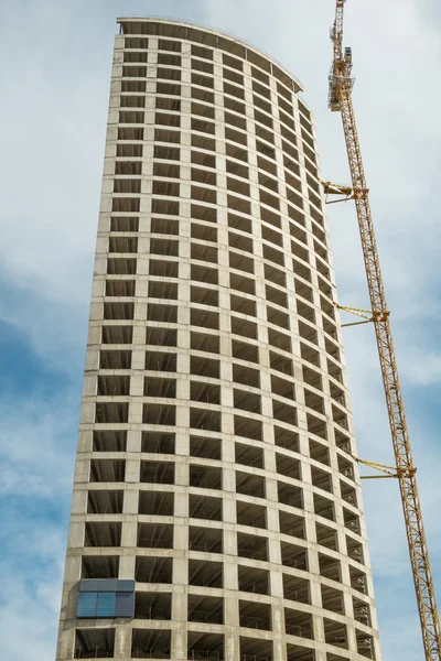 Nedokončené mrakodrap zobrazení — Stock fotografie
