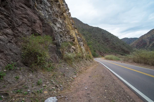 Andean road view — Stock Photo, Image