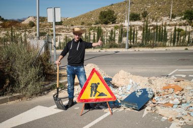 Bir yol engeli yapma