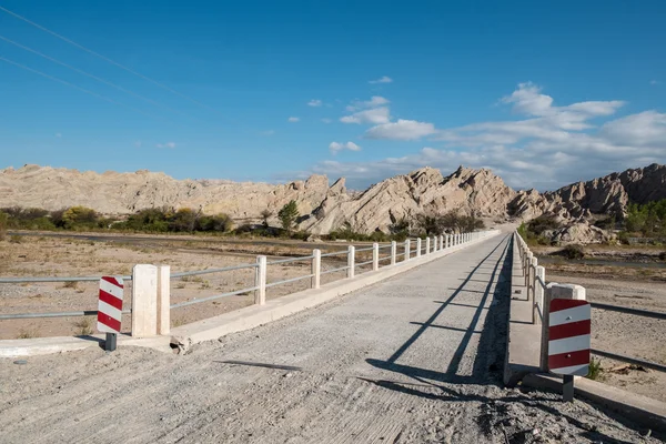 Strada sterrata andina — Foto Stock