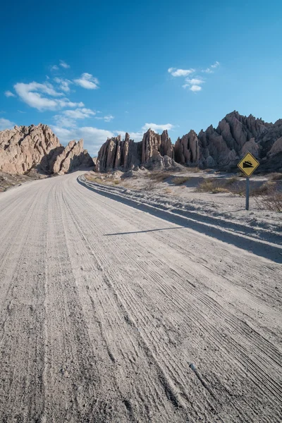 Андская грязная дорога — стоковое фото