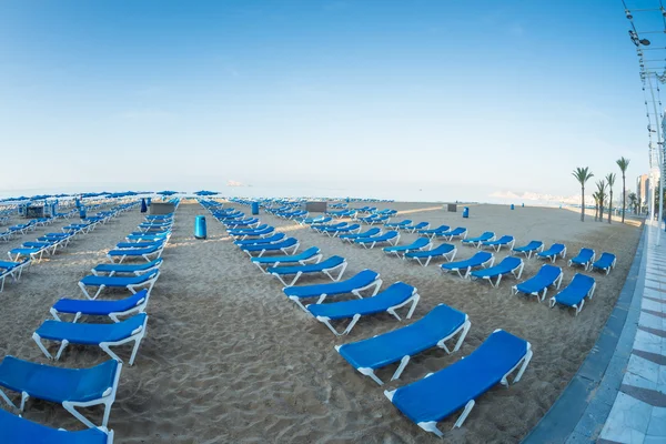 Benidorm vista de praia — Fotografia de Stock