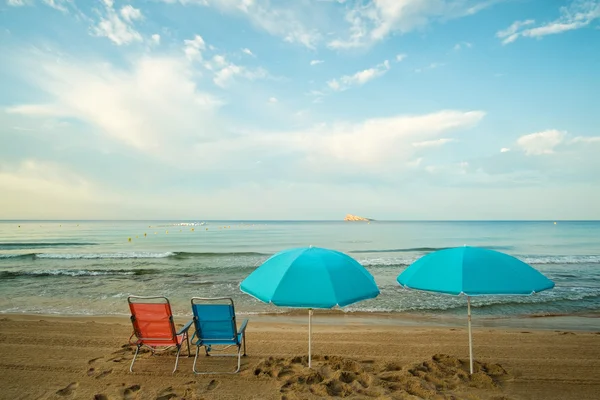 Benidorm resort playa — Foto de Stock