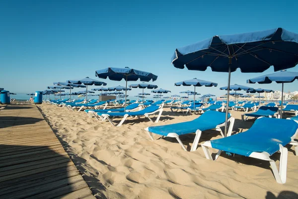 Benidorm resort strand — Stockfoto