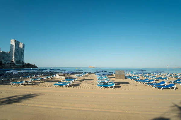 Benidorm resort spiaggia — Foto Stock