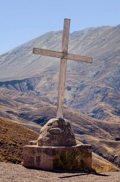 Summit cross marking — Stock Photo, Image