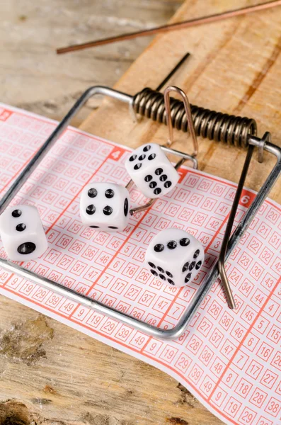 Compulsive gambling concept — Stock Photo, Image