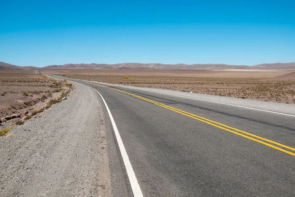 Strada attraverso il Parco Nazionale di Los Cardones — Foto Stock