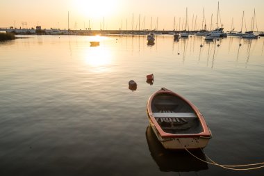 Small recreational boat clipart