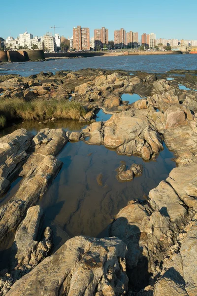 Montevideo shore view — Stock Photo, Image