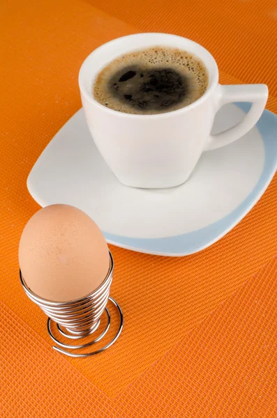 Hardboiled breakfast egg — Stock Photo, Image