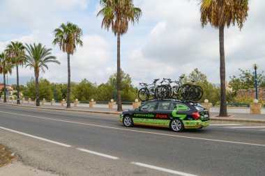 Takım araba La Vuelta eylem