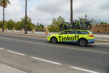 Takım araba La Vuelta eylem