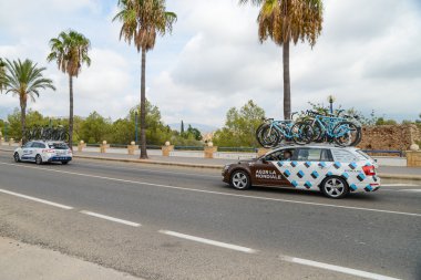 Takım araba La Vuelta eylem