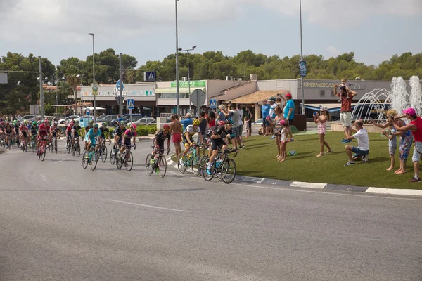 스페인 자전거 투어 La Vuelta — 스톡 사진