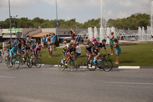 Spanische Radrundfahrt la vuelta — Stockfoto