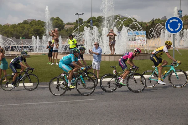 스페인 자전거 투어 La Vuelta — 스톡 사진