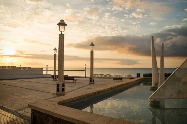 Promenade de praia de chá — Fotografia de Stock