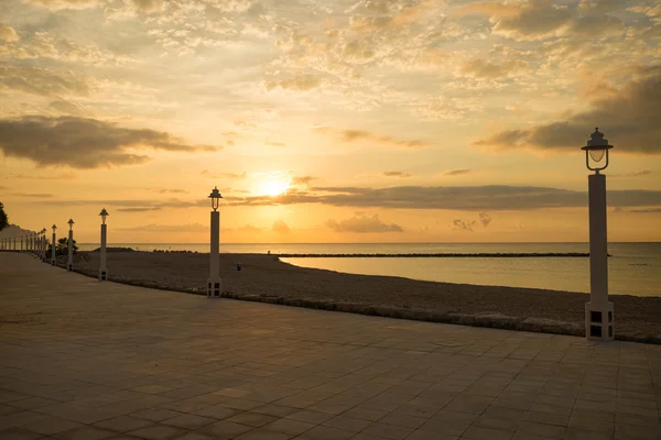 Altea beach promenade — Stok fotoğraf