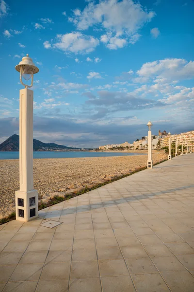 Passeio de Altea Beach Resort — Fotografia de Stock